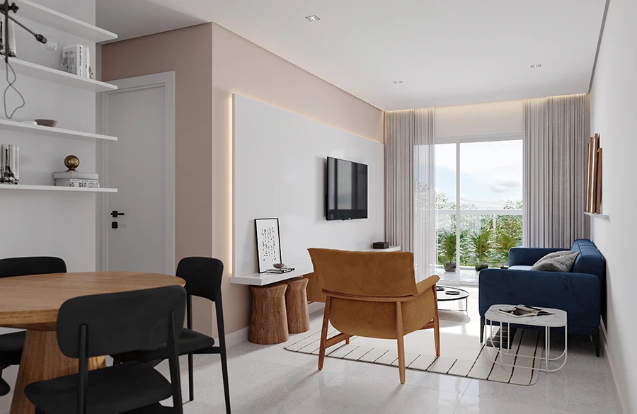 F. 6. Perspectiva - Apt 301 Sala5k