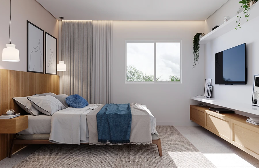 F. 7. Perspectiva - Apt 301 Suite5k